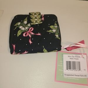 Vera Bradley Mini Zip Wallet